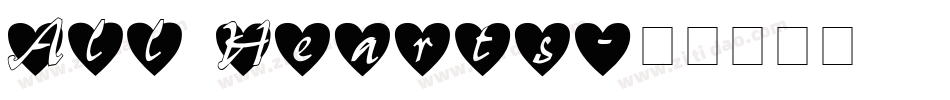 All Hearts字体转换